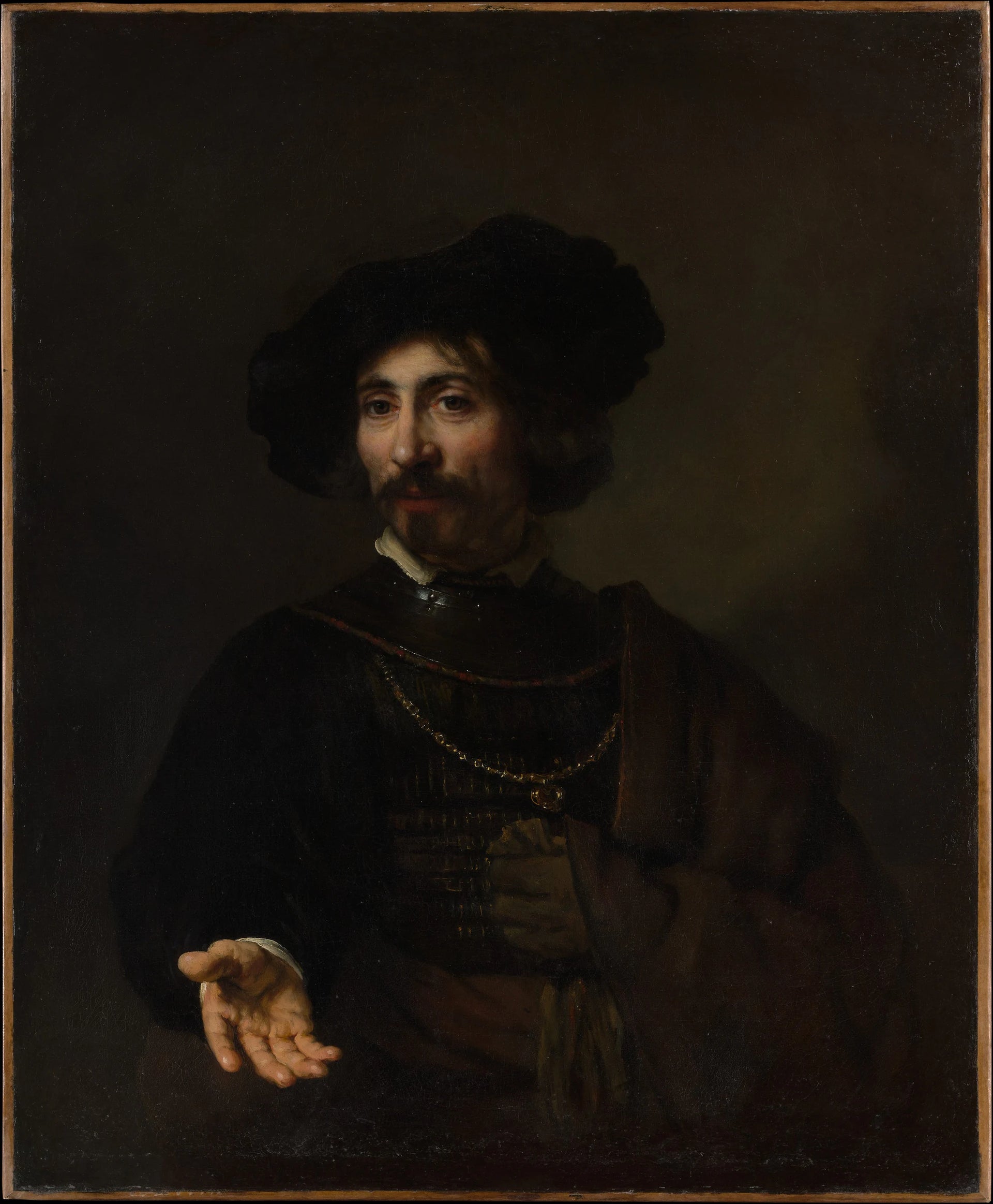 Homme avec un gorgerin d'acier - Rembrandt