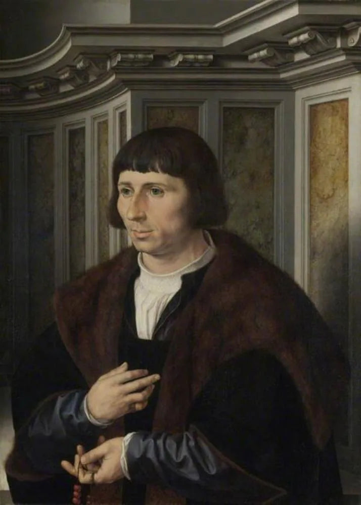Mann med en rosenkrans - Jan Gossaert
