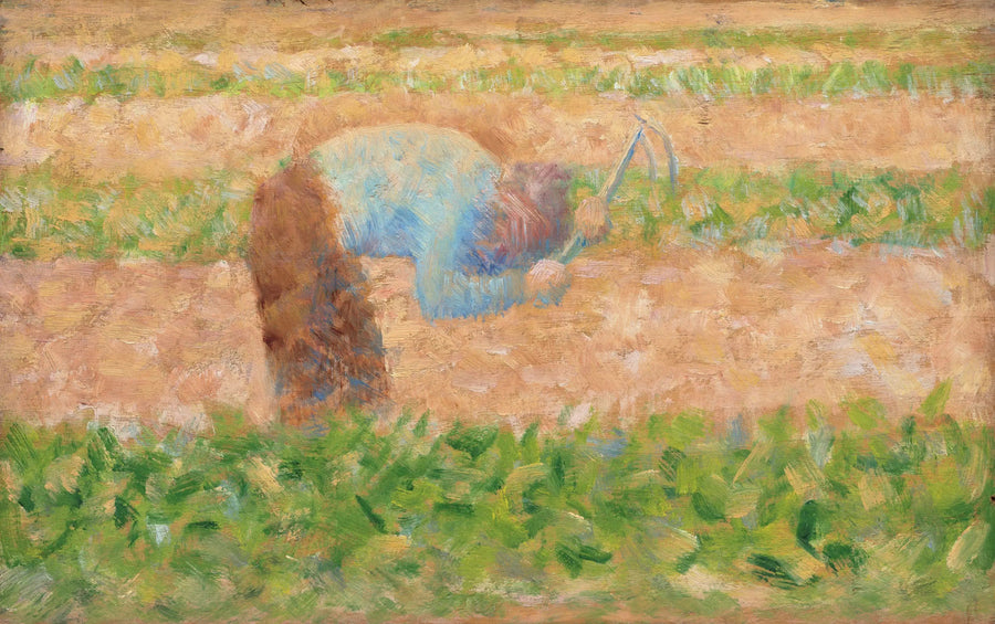 Mann med en hakke - Georges Seurat
