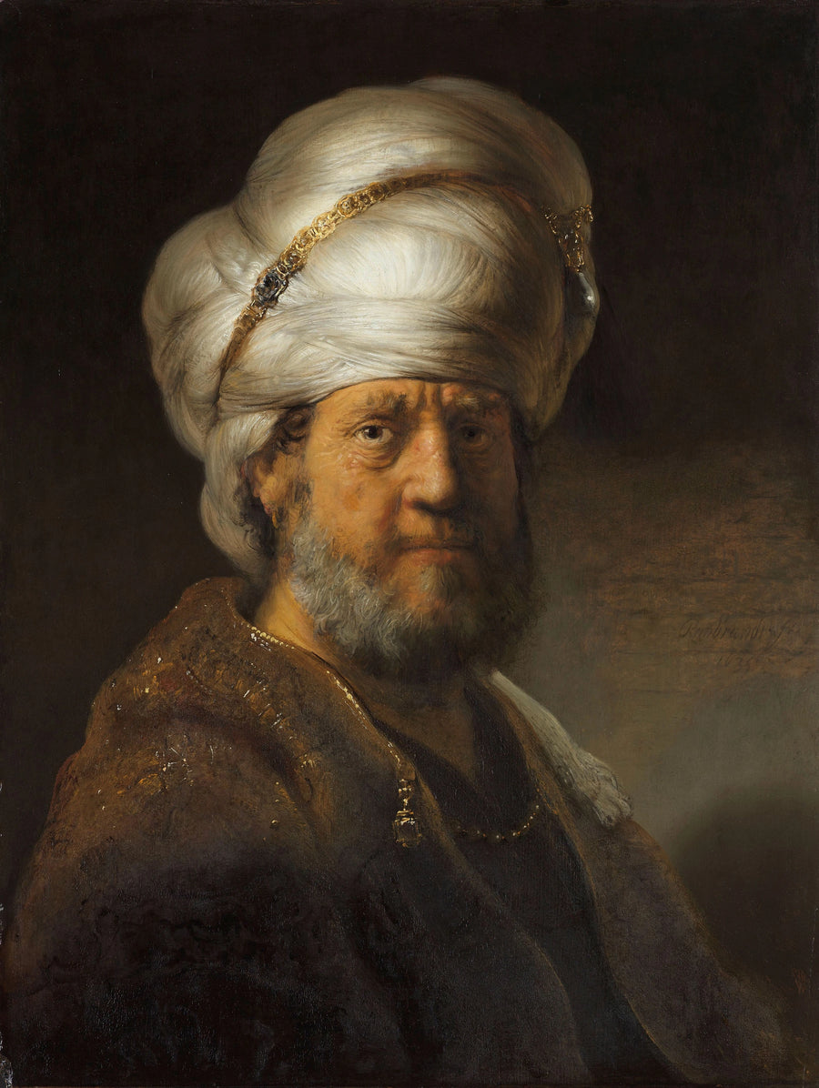 Mann i orientalsk drakt - Rembrandt