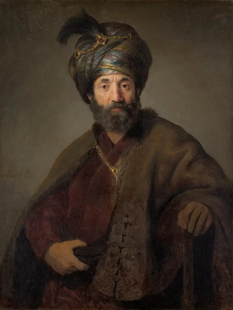Mann i orientalsk drakt - Rembrandt