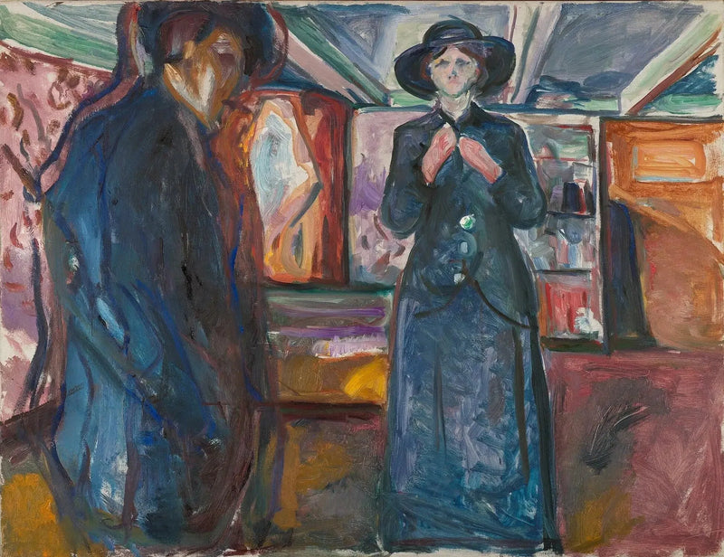 Mann og Kvinne - Edvard Munch