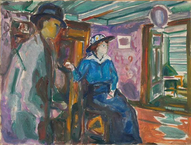 Mann og Kvinne - Edvard Munch