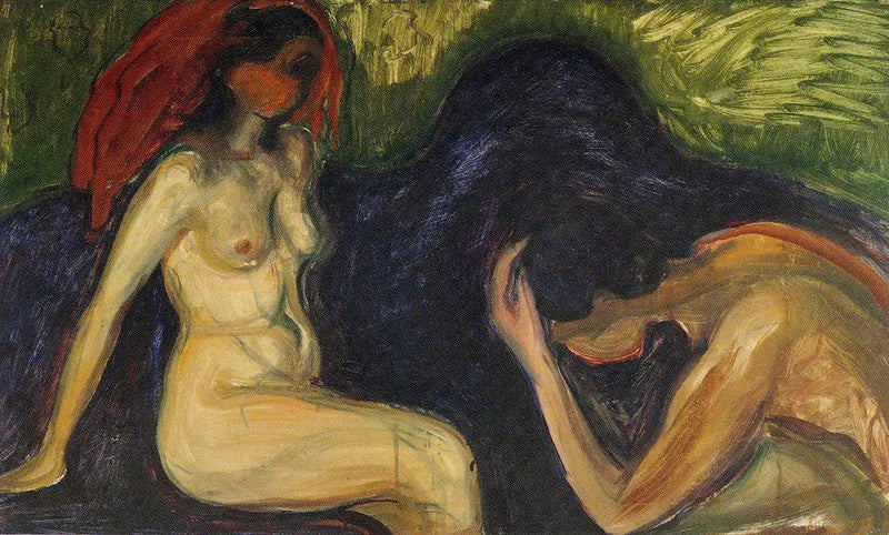 Mann og Kvinne - Edvard Munch