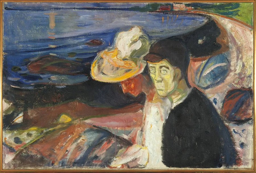 Mann og Kvinne på stranden - Edvard Munch