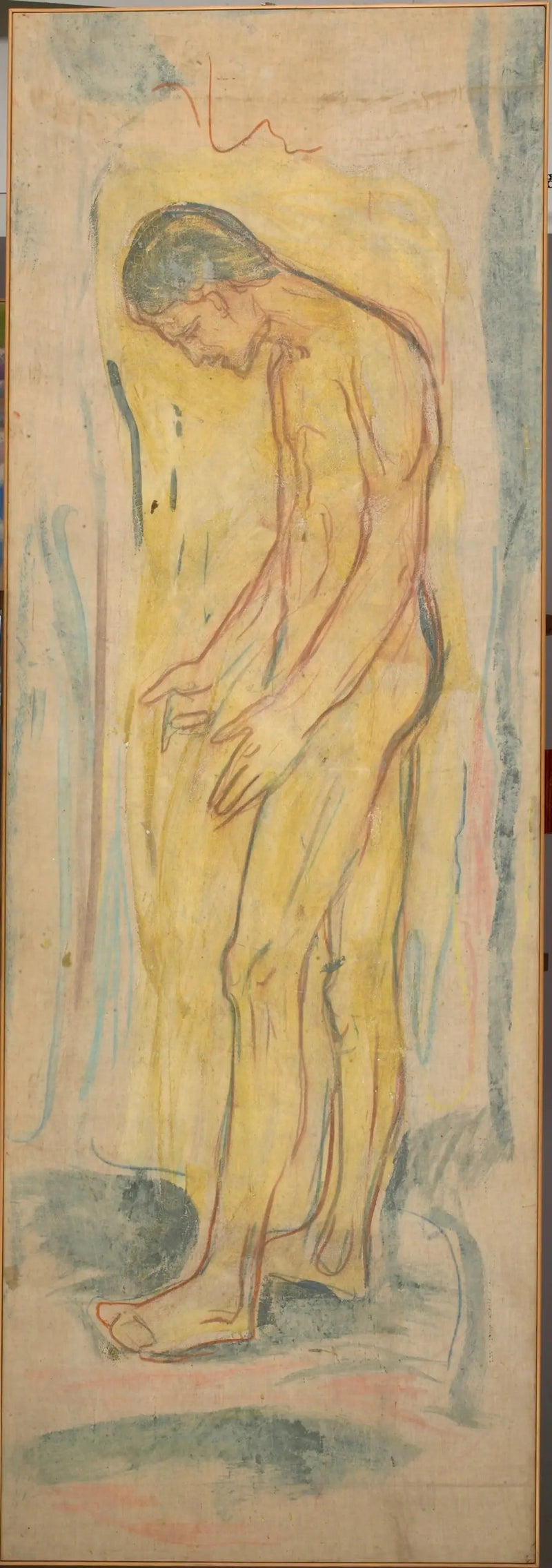 Stående naken mann. La SSource - Edvard Munch