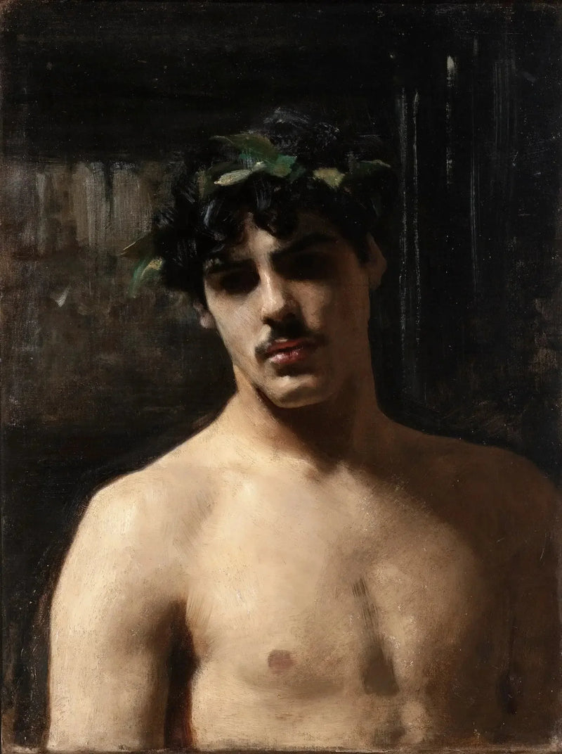 Mann med laurbær - John Singer Sargent