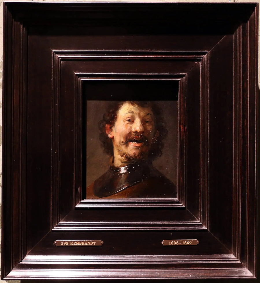 Latterfull mann - Rembrandt
