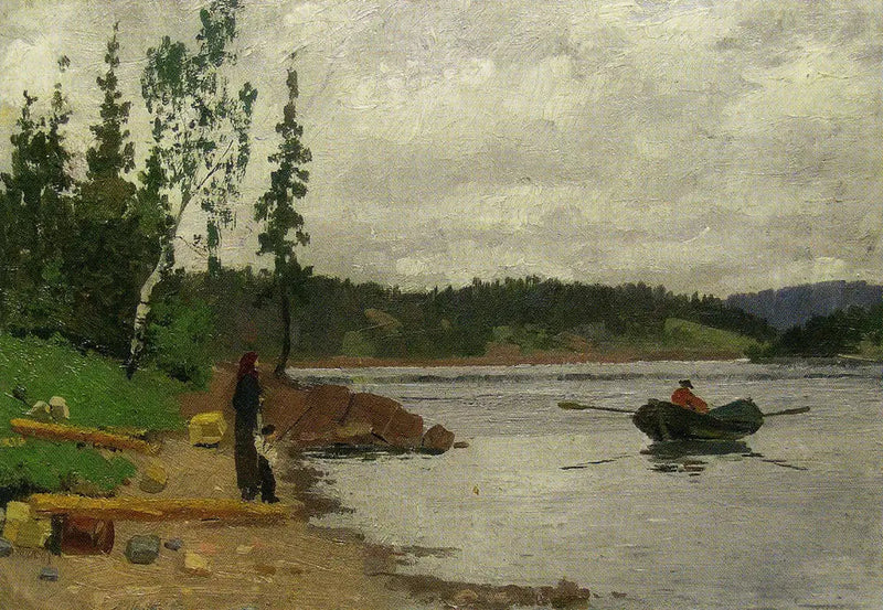 Mann som går mot kysten - Edvard Munch