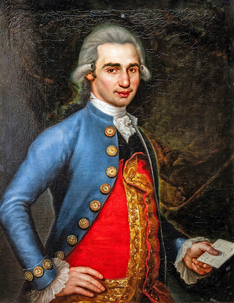 Mann som holder et brev - Francisco Bayeu