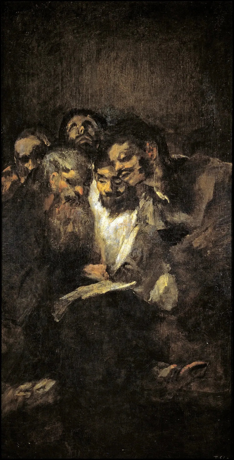Menn som leser - Francisco de Goya