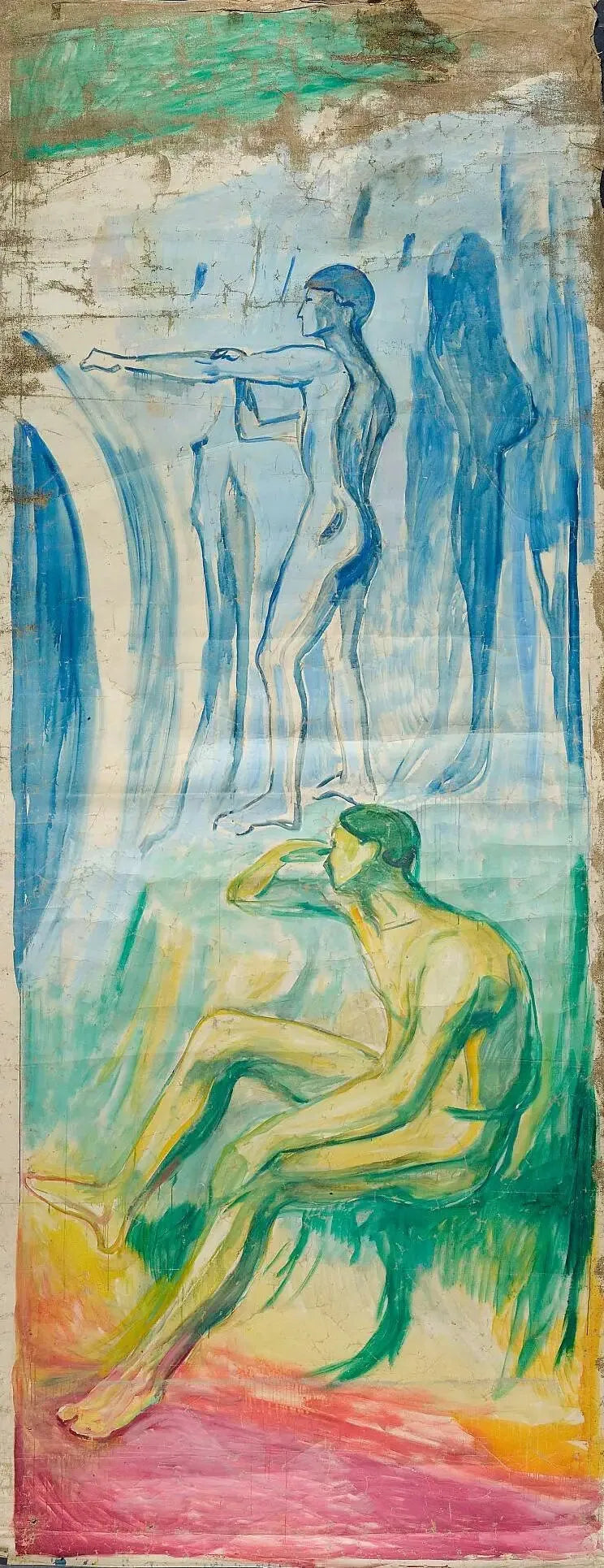 Mennesker vendt mot solen - Edvard Munch