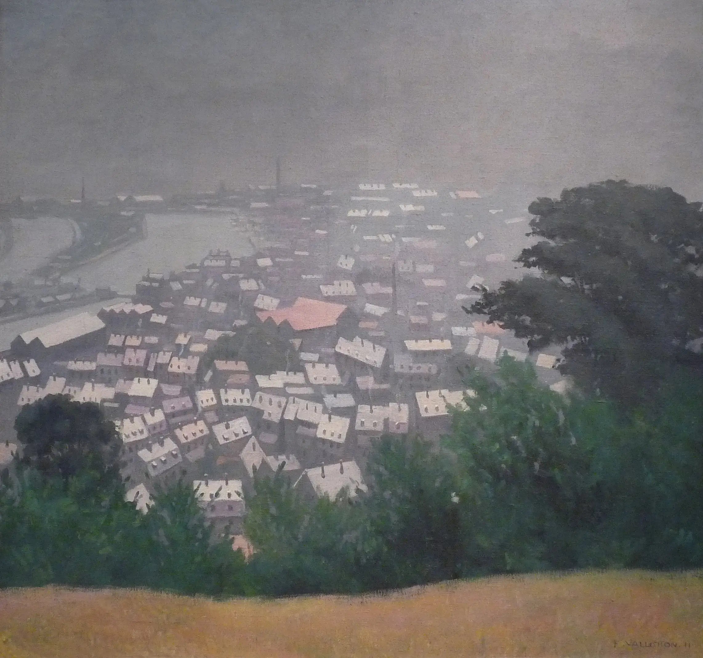 Honfleur dans la brume - Félix Vallotton - Alpha Reproduction