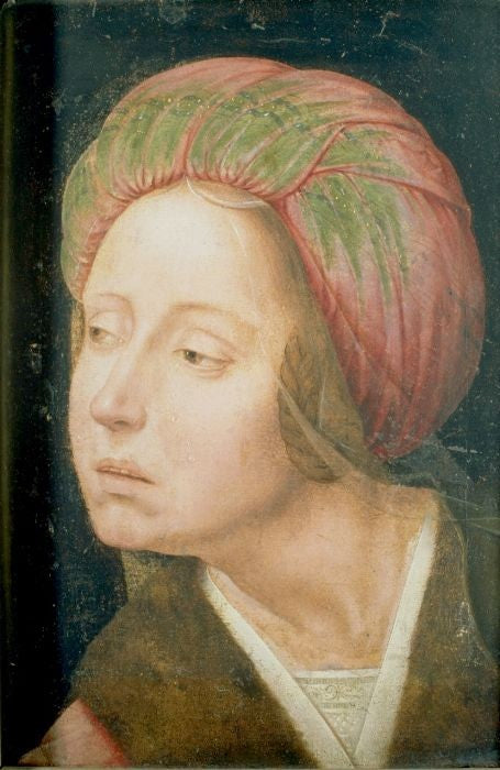 Hoofd van een wenende vrouw - Quentin Metsys image 1 reproduction d’œuvre d’art à l’huile