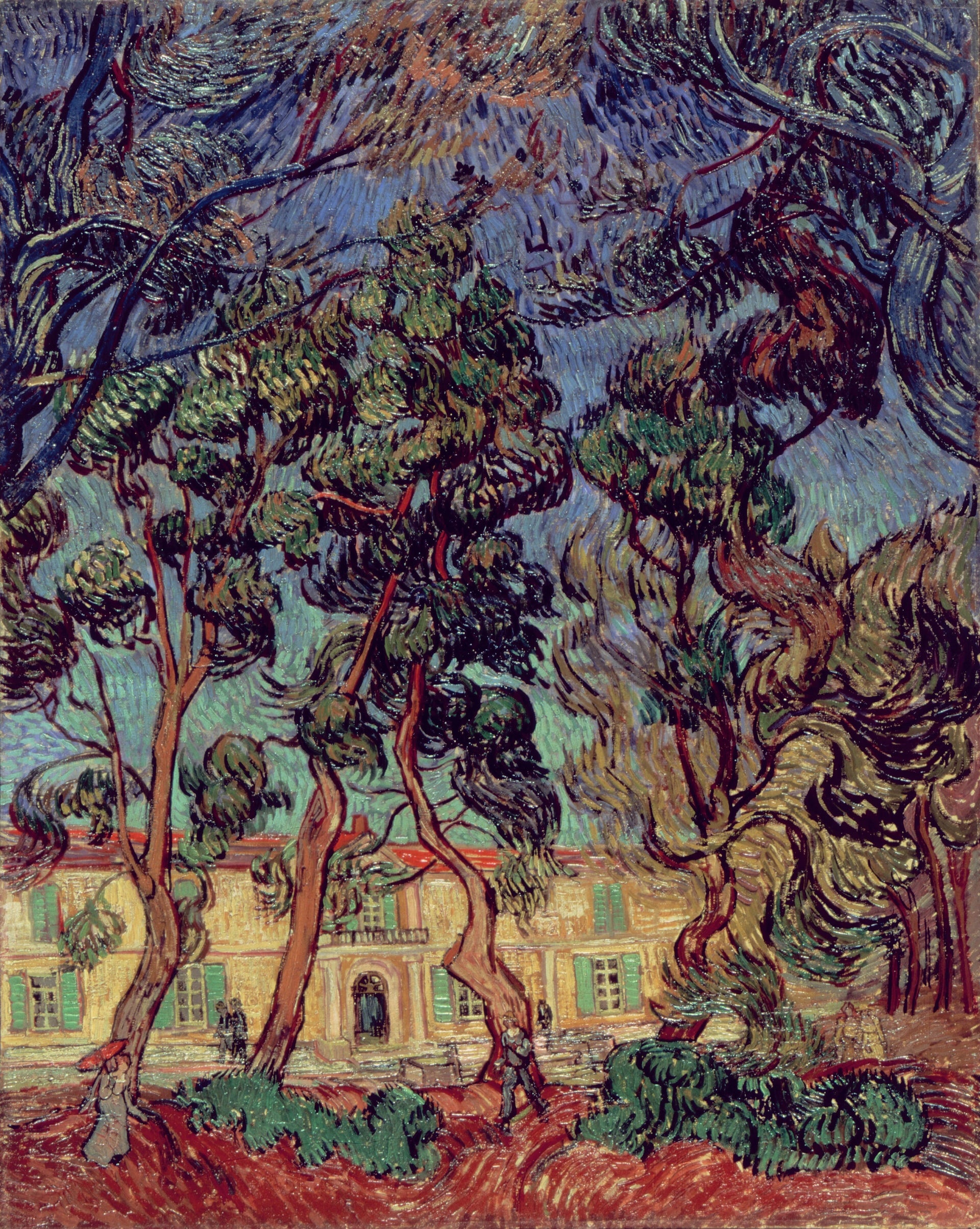 L’Hôpital Saint-Rémy de Vincent van Gogh – reproduction peinture à l’huile