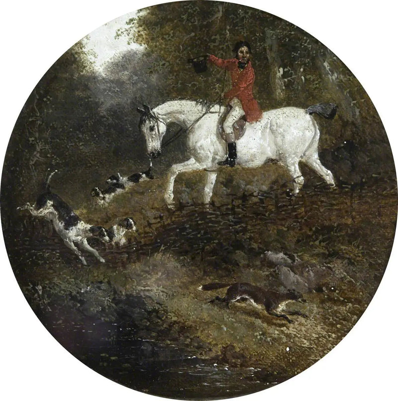 Åtte sirkulære scener av revejakt: hunder som jager en reve i skjul - John Frederick Herring, Sr.

Source:
Huit scènes circulaires de chasse au renard : des chiens poursuivant un renard en cachette - John Frederick Herring, Sr.