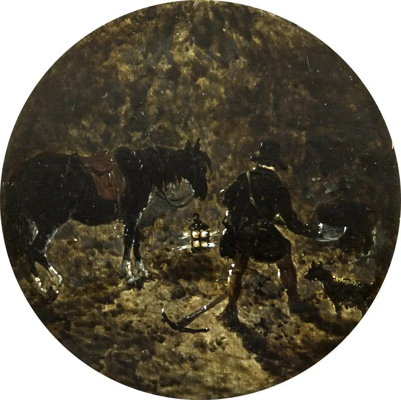 Åtte sirkulære scener av revjakt: Jorden stopper om natten - John Frederick Herring, Sr.

Source:
Huit scènes circulaires de chasse au renard : la Terre s'arrête la nuit - John Frederick Herring, Sr.