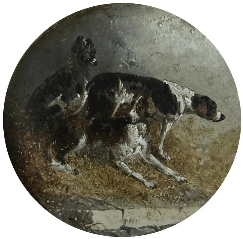 Åtte sirkulære scener av revjakt: tre hunder som hviler - John Frederick Herring, Sr.

Source:
Huit scènes circulaires de chasse au renard : trois chiens au repos - John Frederick Herring, Sr.