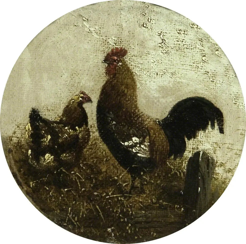Åtte sirkulære gårds-scener: hane og høne - John Frederick Herring, Sr.

Source:
Huit scènes de ferme circulaires : coq et poule - John Frederick Herring, Sr.
