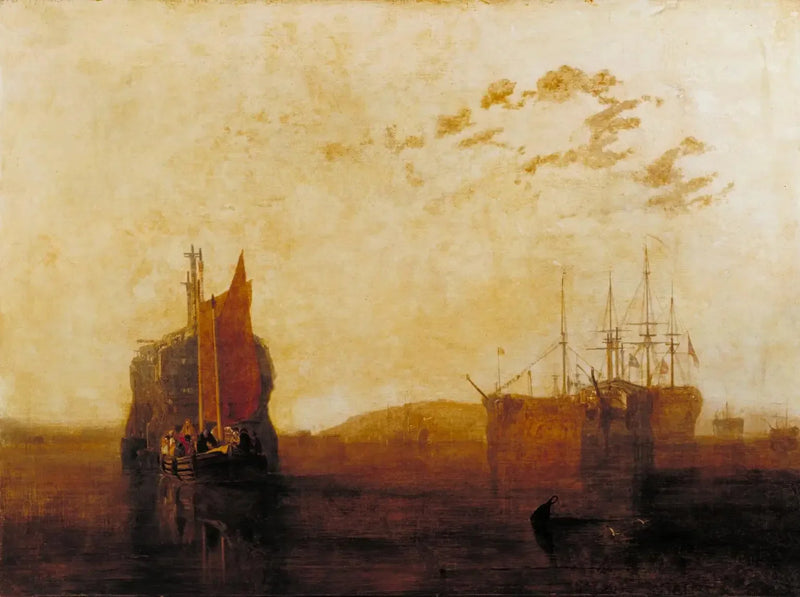 Hulker i Tamar - J. M. W. Turner
