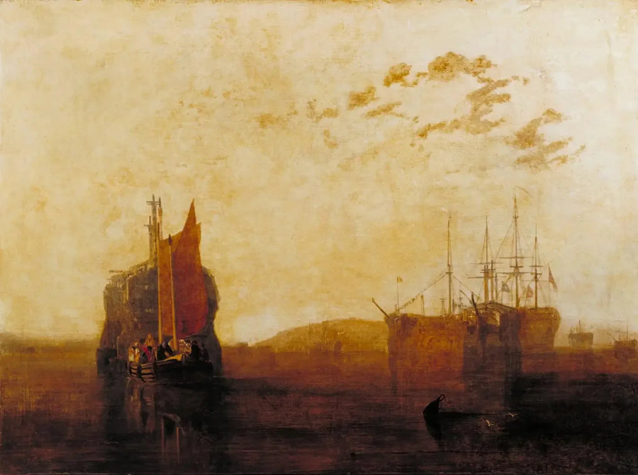 Hulker i Tamar - J. M. W. Turner