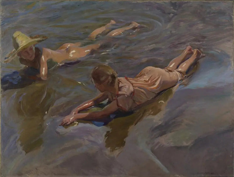 Idylle ved havet - Joaquín Sorolla