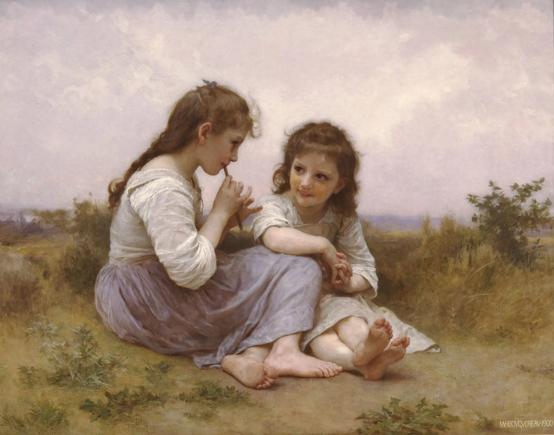 Barndomsidyll - Bouguereau