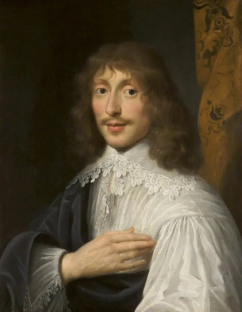 Det vil handle om George Villiers (1592-1628), 1. hertug av Buckingham - Antoine van Dyck

Source:
Il s'agirait de George Villiers (1592-1628), 1er duc de Buckingham - Antoine van Dyck