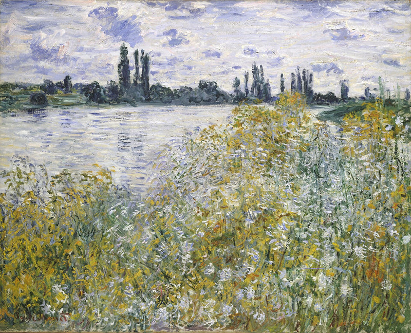 ále aux Fleurs nær Vétheuil W598 - Claude Monet