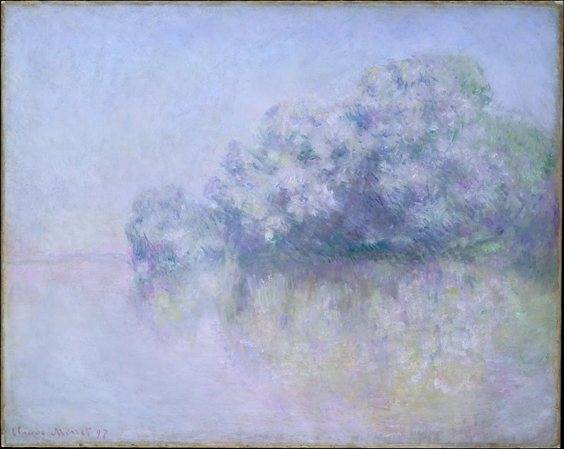 Nesleøya nær Vernon - Claude Monet