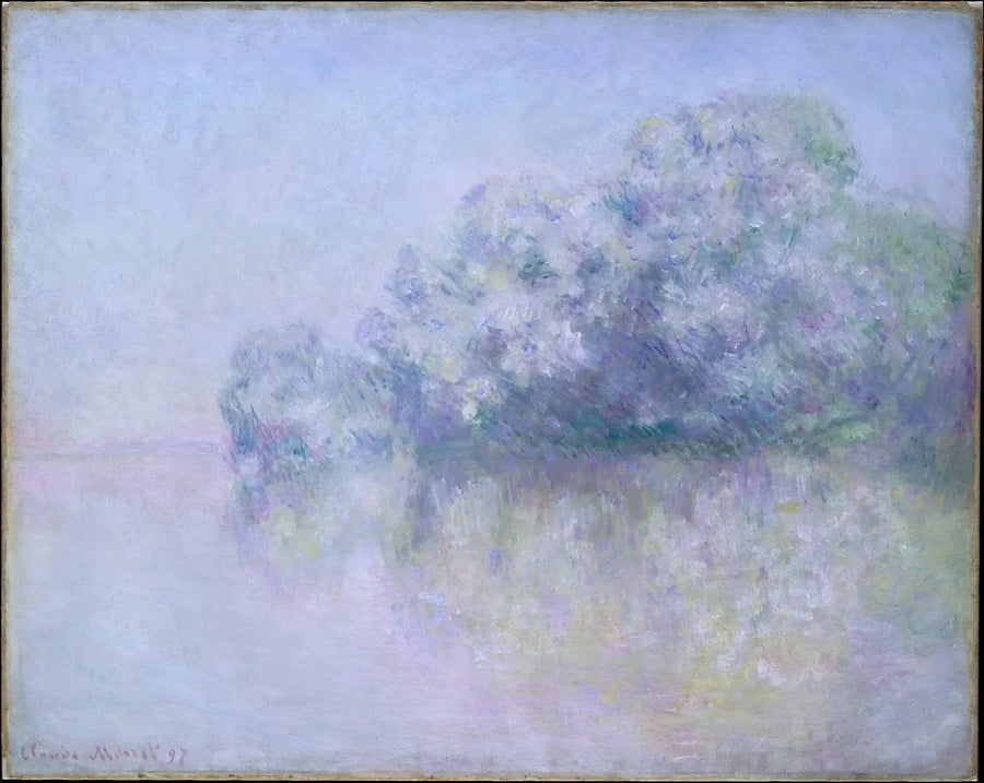 Nesleøya nær Vernon - Claude Monet