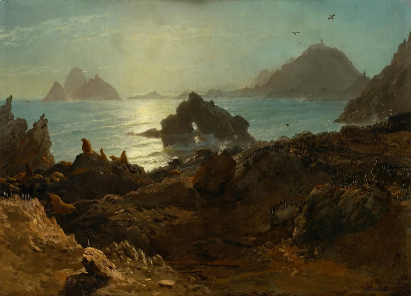 Farallonøyene, Stillehavet, California - Albert Bierstadt

Source:
Îles Farallon, océan Pacifique, Californie - Albert Bierstadt