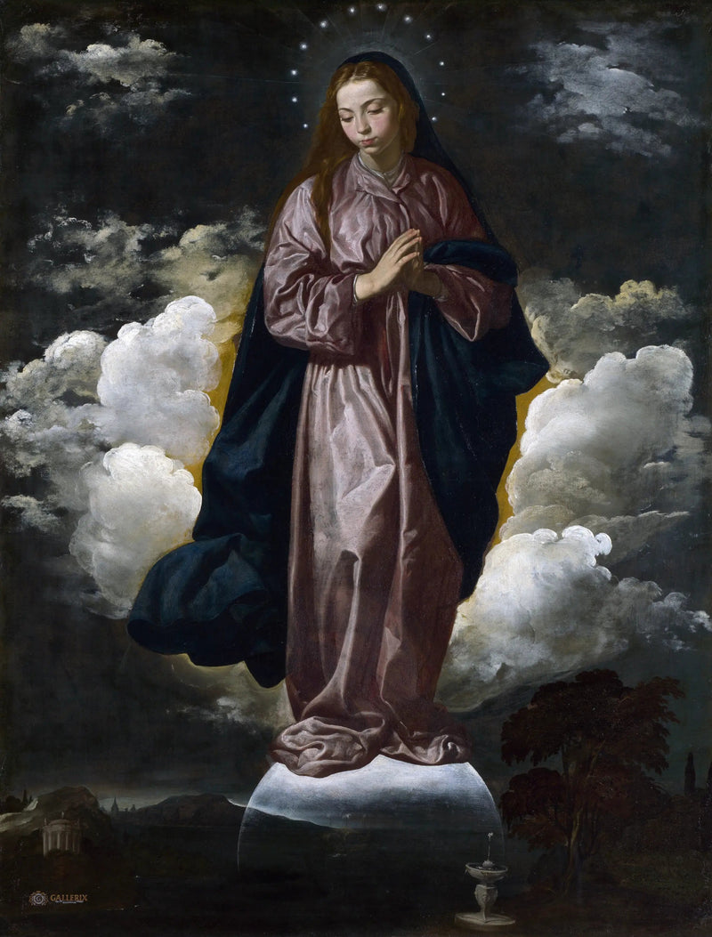 Ubesmittet unnfangelse - Diego Velázquez