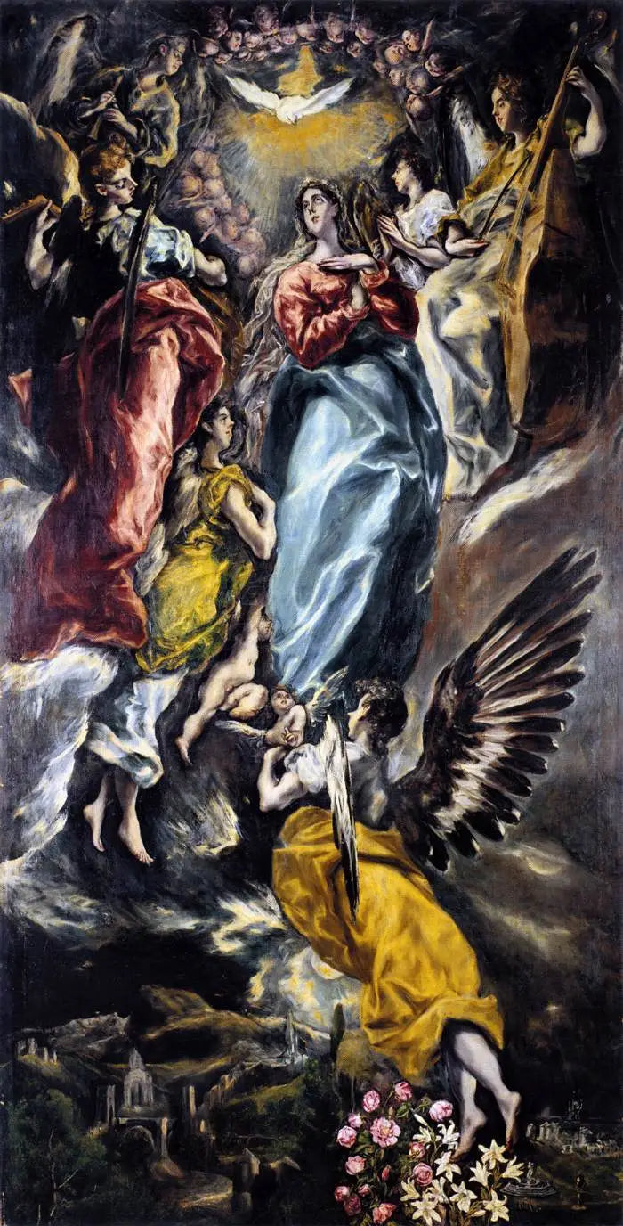 Ubesmittet unnfangelse - El Greco
