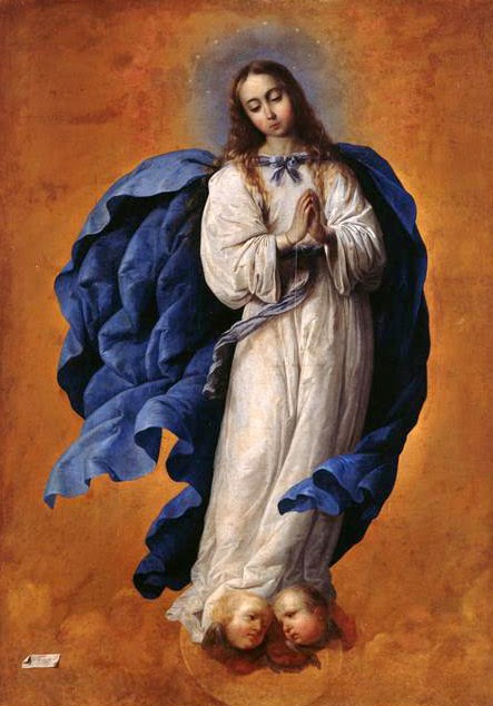Den uplettede unnfangelse - Francisco de Zurbarán