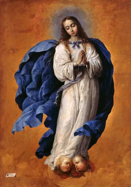 Den uplettede unnfangelse - Francisco de Zurbarán