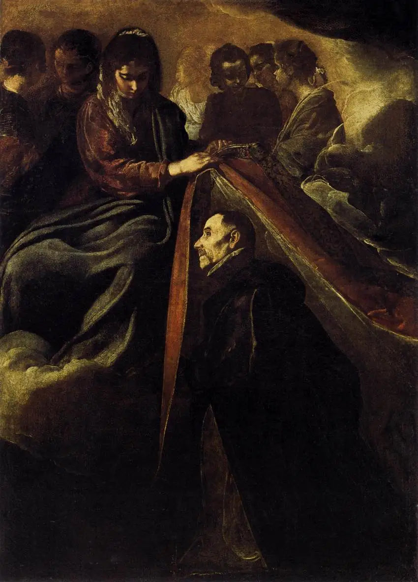 Imposition de la chasuble à Saint Ildefonse - Diego Velázquez image 1 reproduction d’œuvre d’art à l’huile