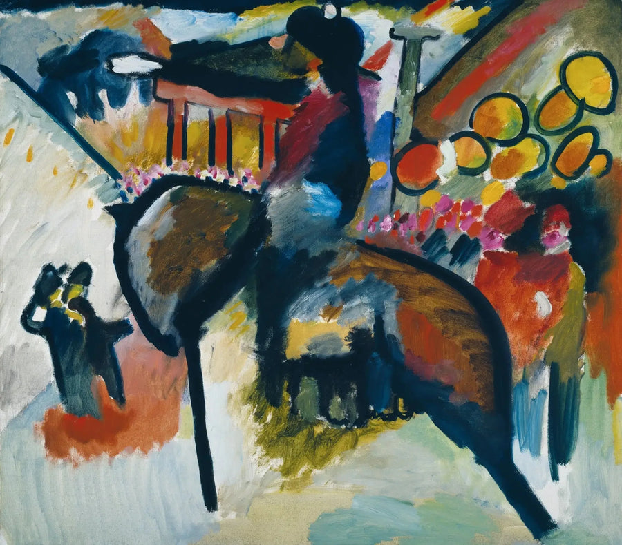 Trykk IV (Gendarme) - Vassily Kandinsky