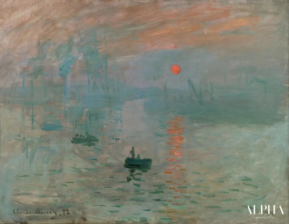 Impression, soleil levant - Claude Monet - Reproductions de tableaux et peintures haut de gamme