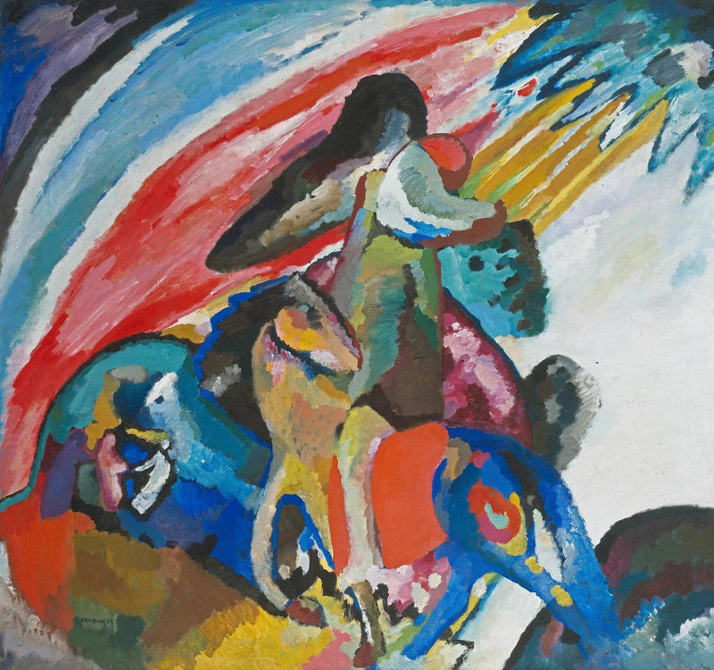 Improvisasjon 12 Rytteren - Vassily Kandinsky