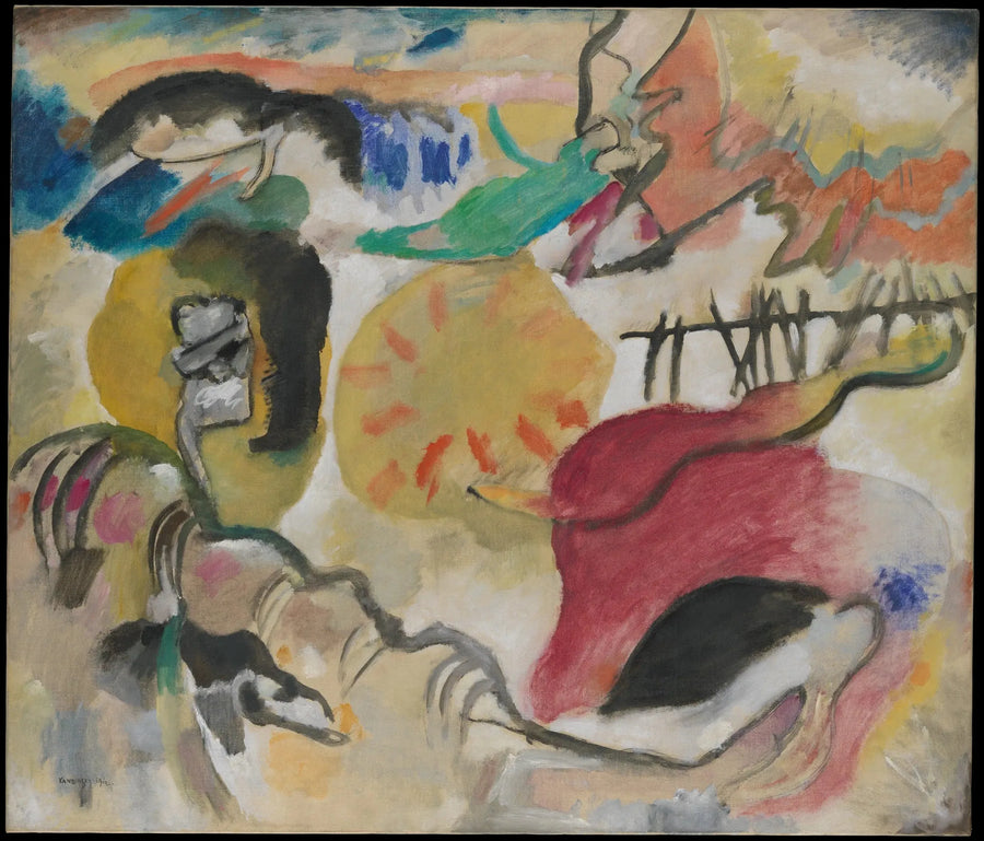 Improvisasjon 27 (Kjærlighetens hage II) - Vassily Kandinsky