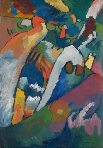 Improvisasjon nr. 7 (Storm) - Vassily Kandinsky