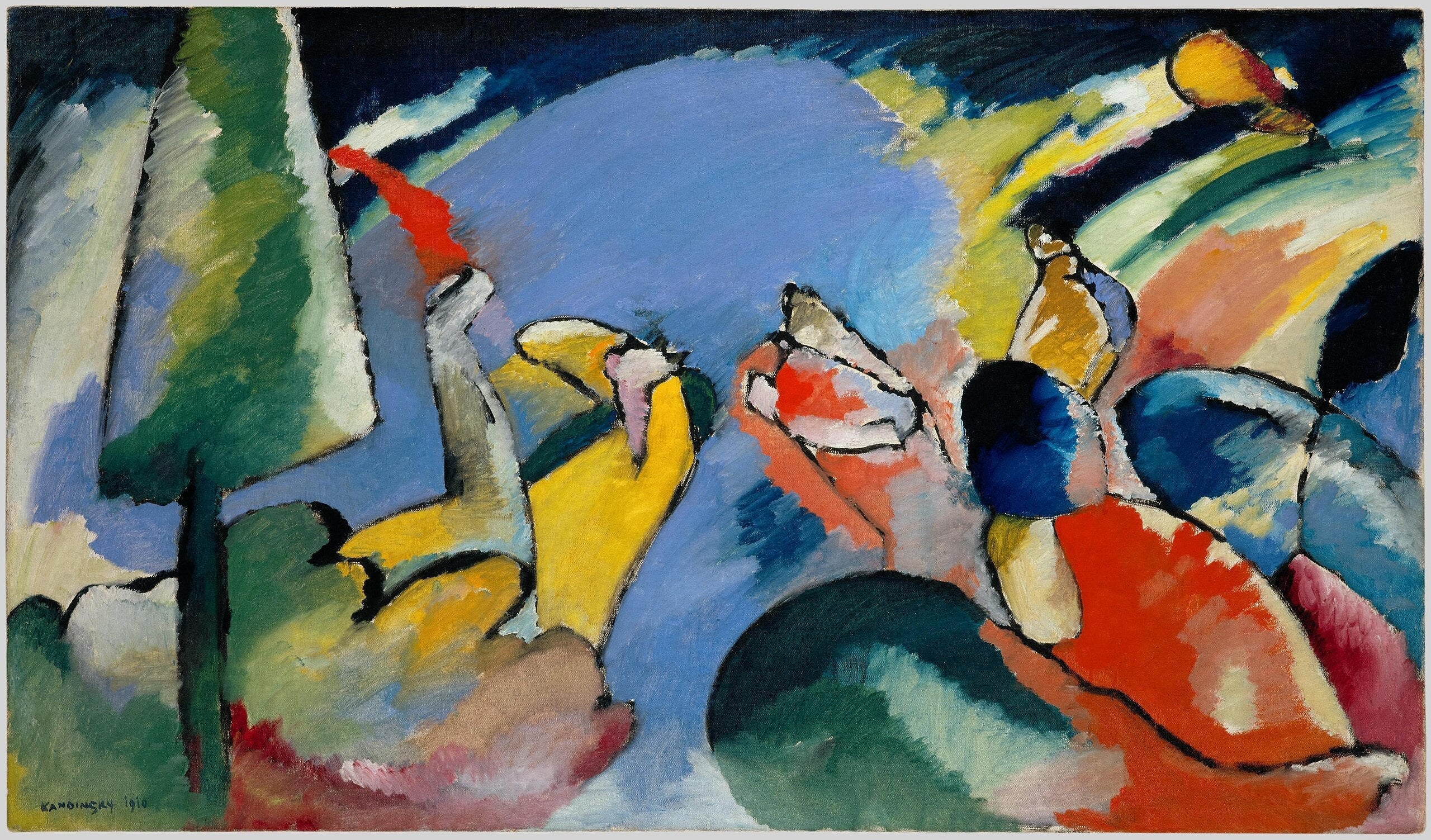 Improvisation XIV - Vassily Kandinsky image 1 reproduction d’œuvre d’art à l’huile