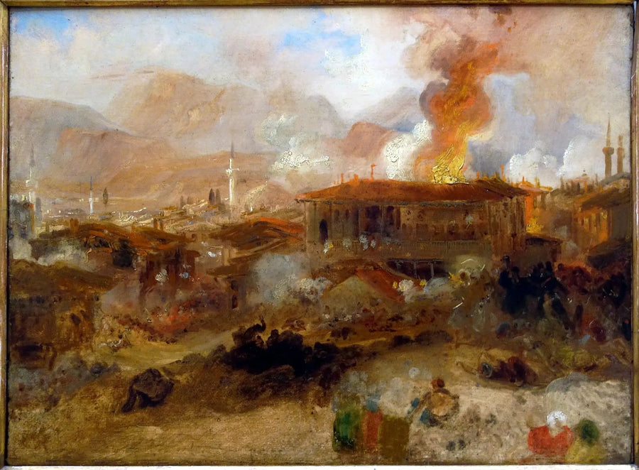 Brann i Konstantinopel - J. M. W. Turner