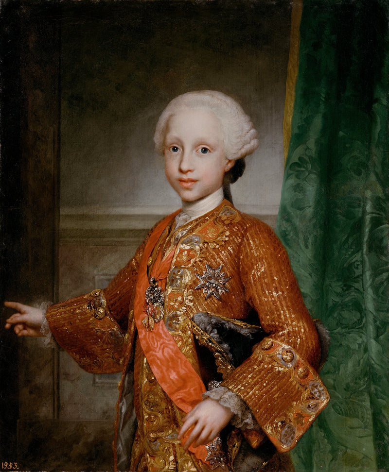 Spedbarn Francisco Javier d'Espagne (1757-1771) - Anton Raphael Mengs