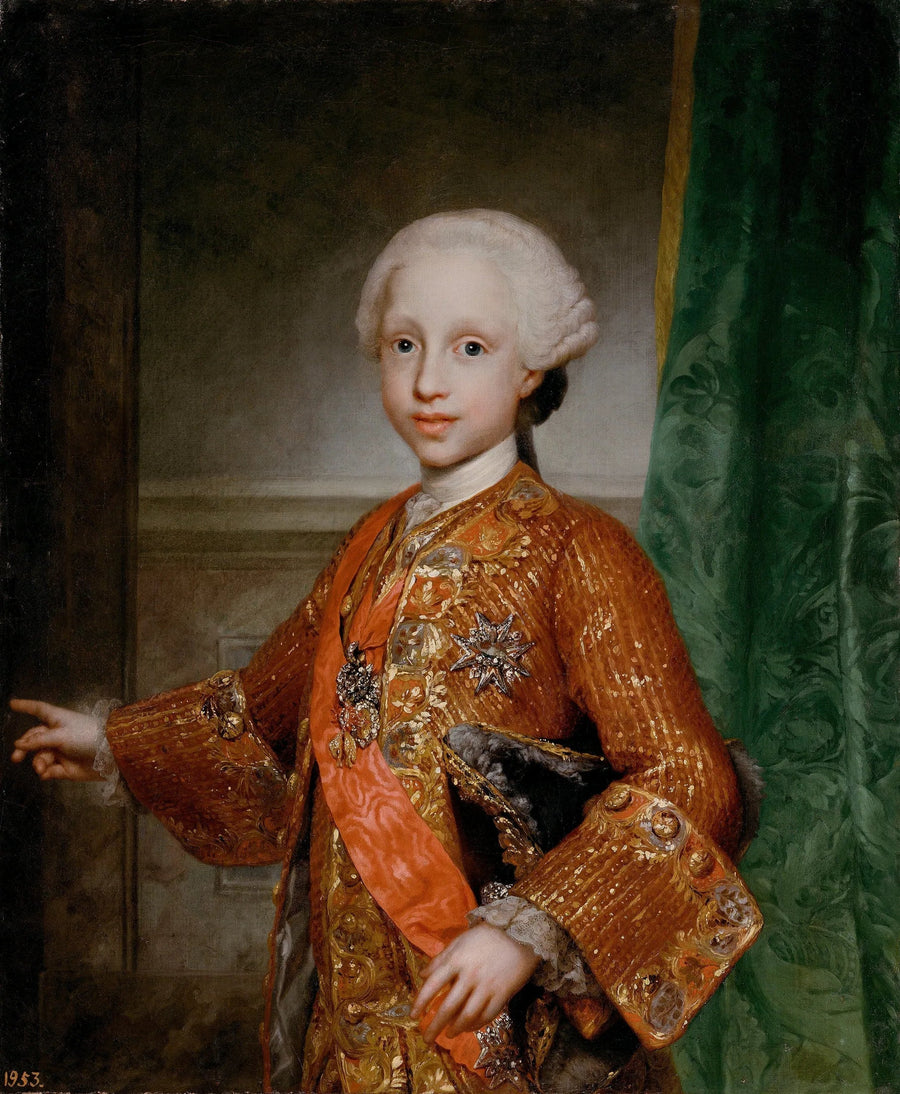Spedbarn Francisco Javier d'Espagne (1757-1771) - Anton Raphael Mengs