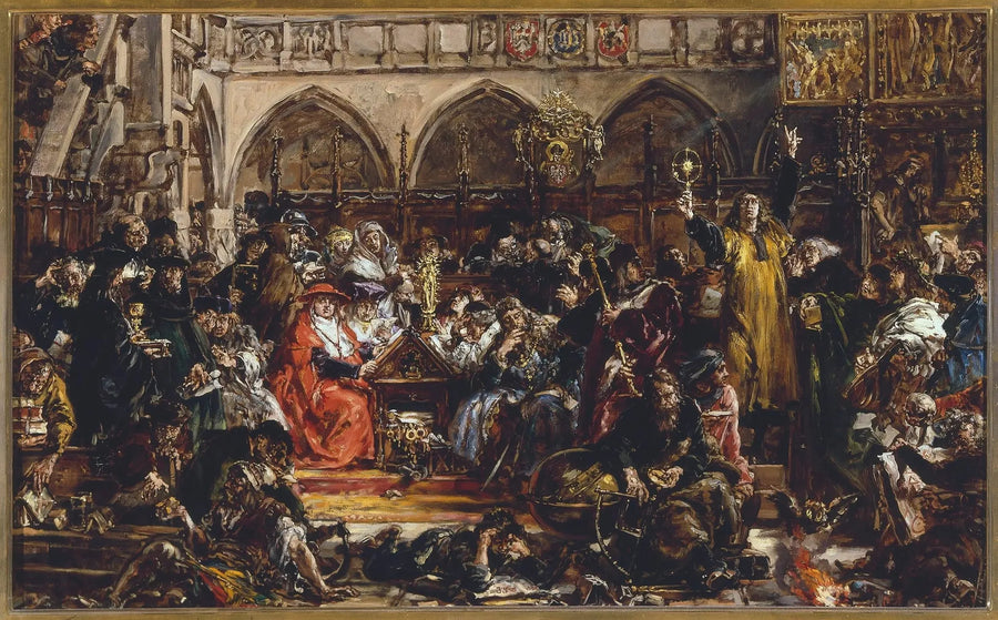 Innflytelse fra universitetet på landet, ifølge serien «Historie om sivilisasjonen i Polen» - Jan Matejko

Source:
Influence de l'université sur le pays, d'après la série « Histoire de la civilisation en Pologne » - Jan Matejko