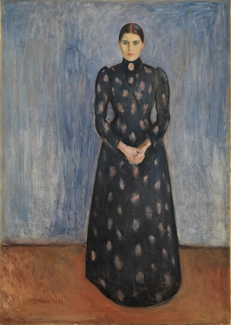 Inger i svart og lilla - Edvard Munch