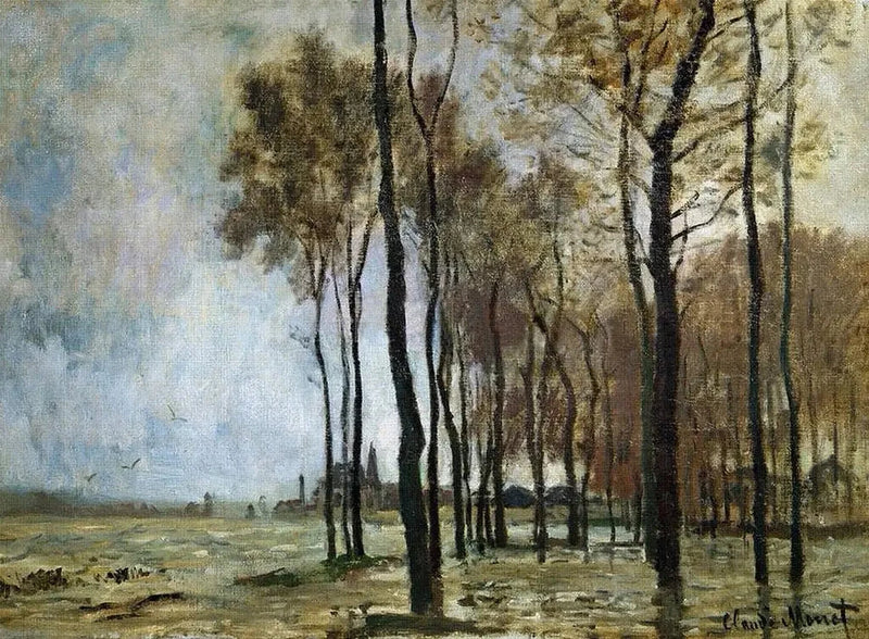 Flommen i Argenteuil W252 - Claude Monet