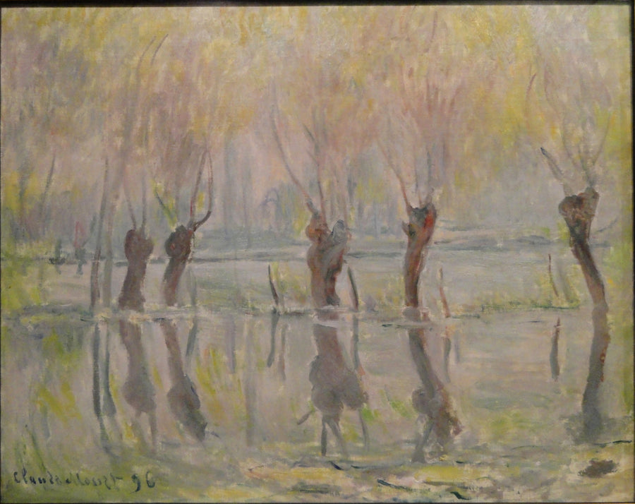 En flom i Giverny - Claude Monet